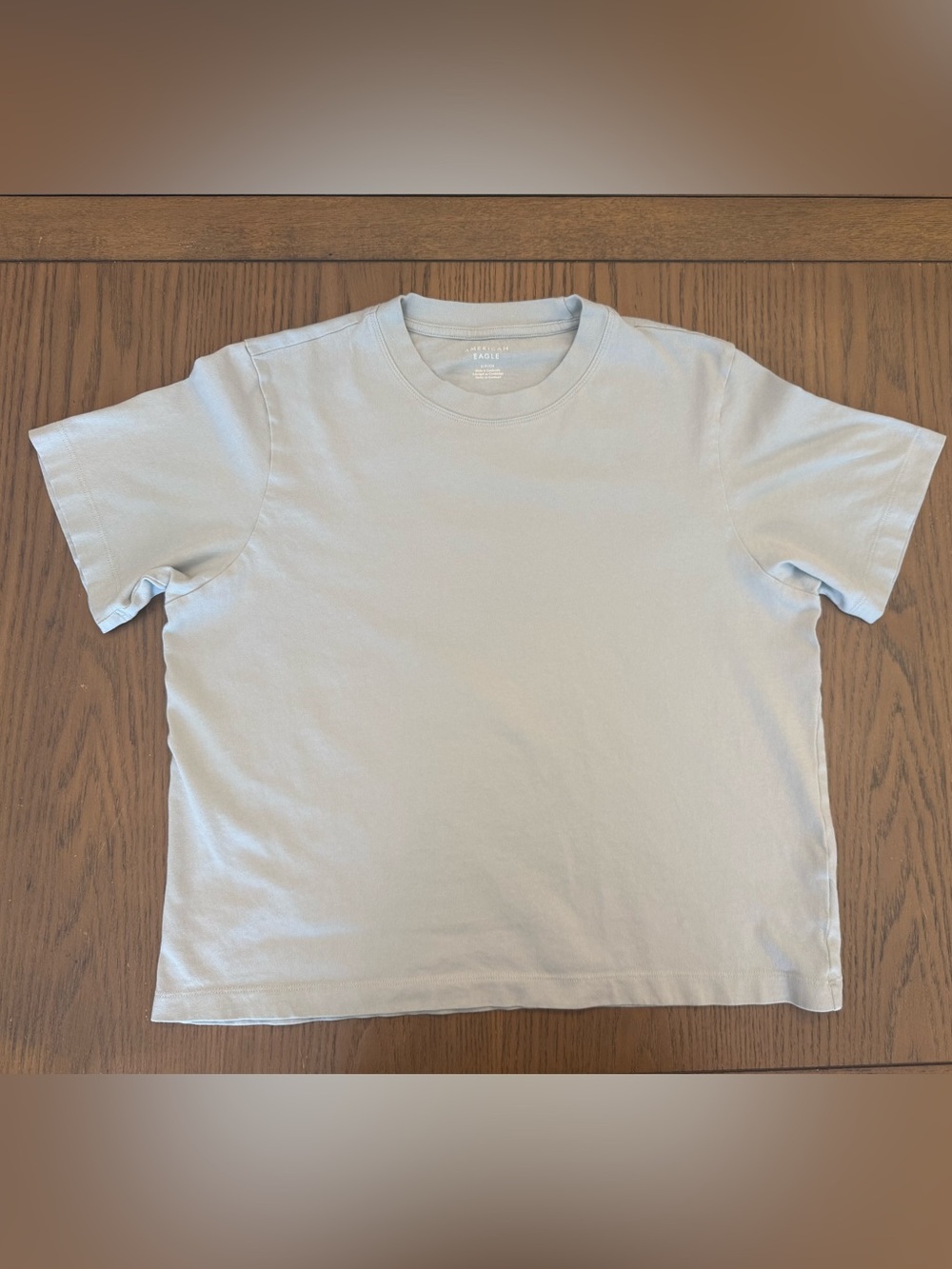 American Eagle Outfitters Women’s Pale Blue Short Sleeve Tee
